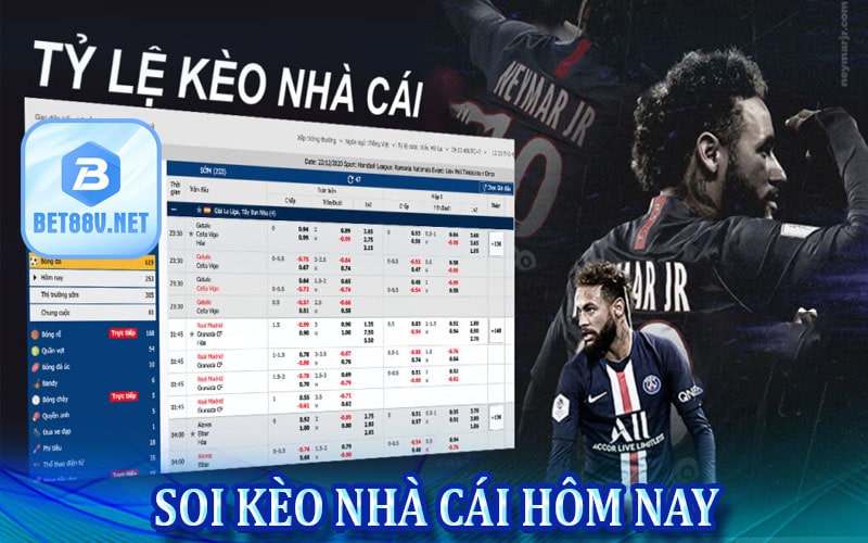 Tỷ lệ soi kèo nhà cái hôm nay